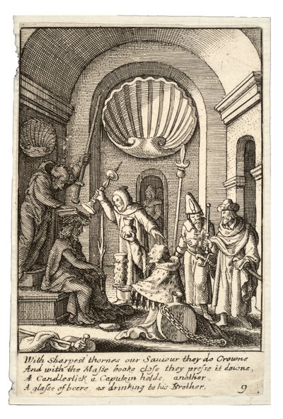 Die Verspottung von Wenceslaus Hollar